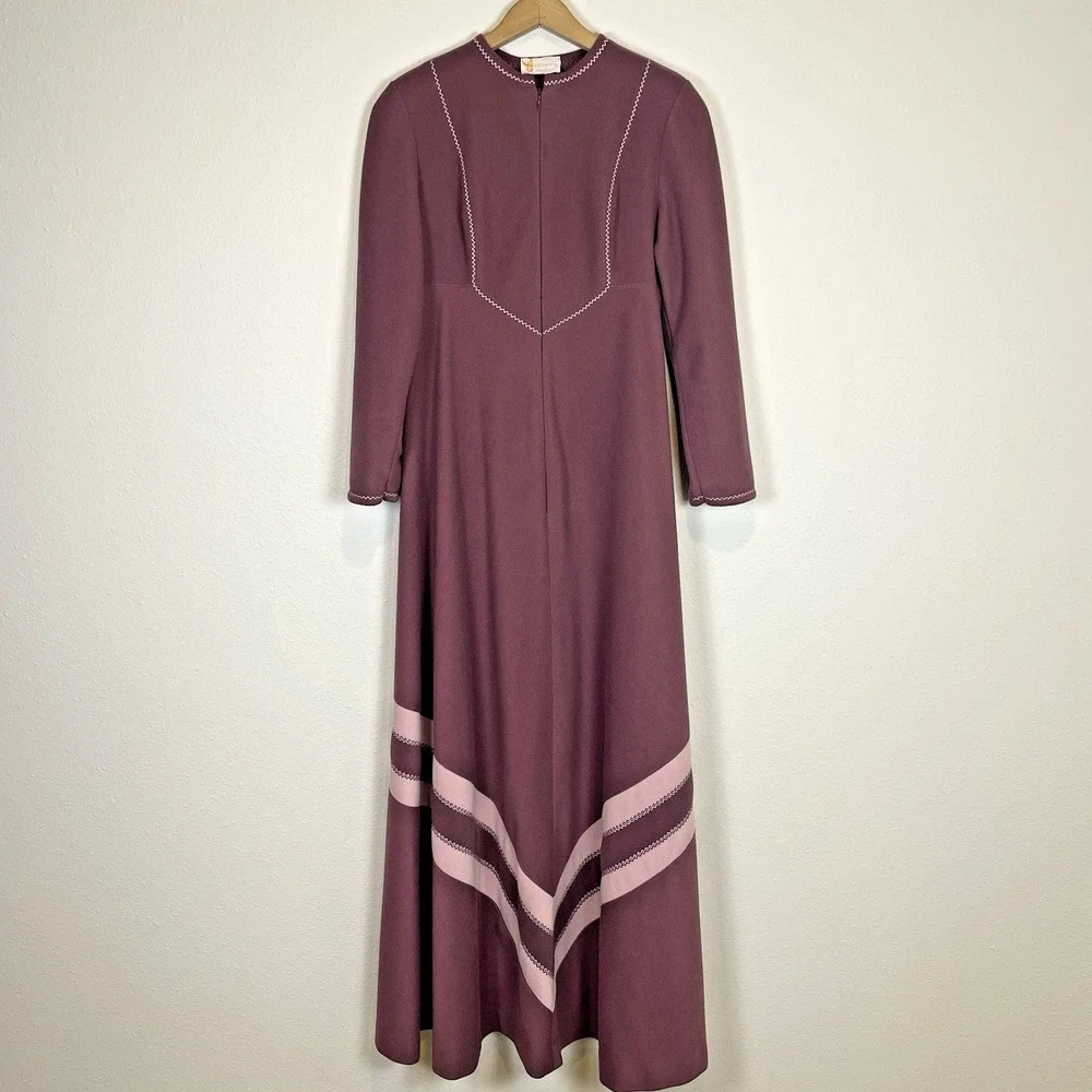 Vintage Vassarette Juniors‎ Bathrobe and Night Gown Set Size 7 Junior Milkmaid